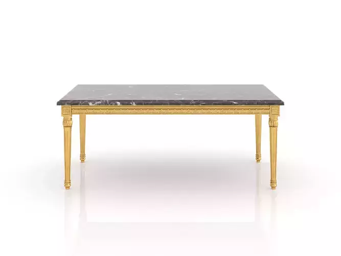 Rectangular emperador coffee table by Modenese 3D model