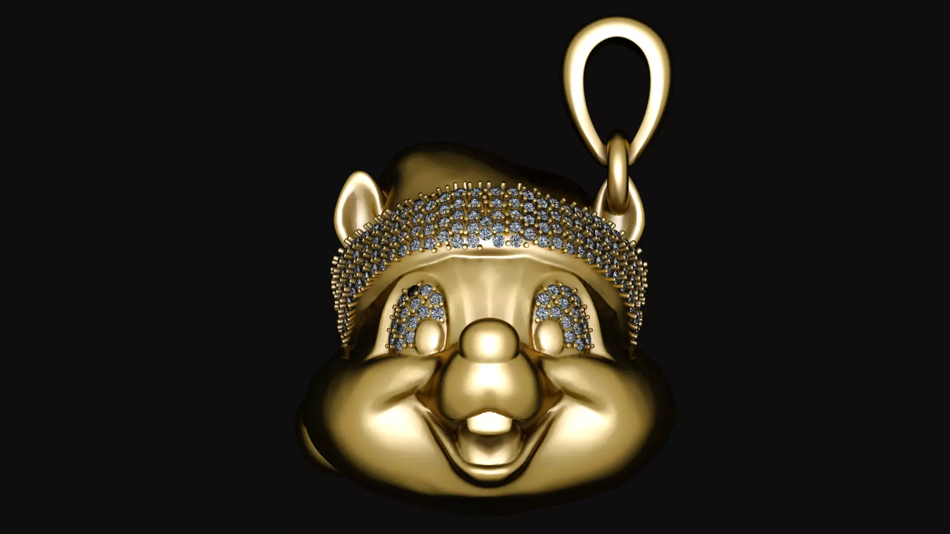 chip and dale pendant 3d printable model 3D print model