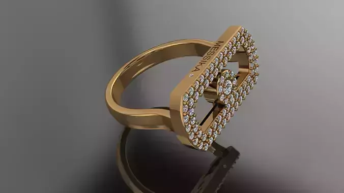 Messika Ring 3D printed model