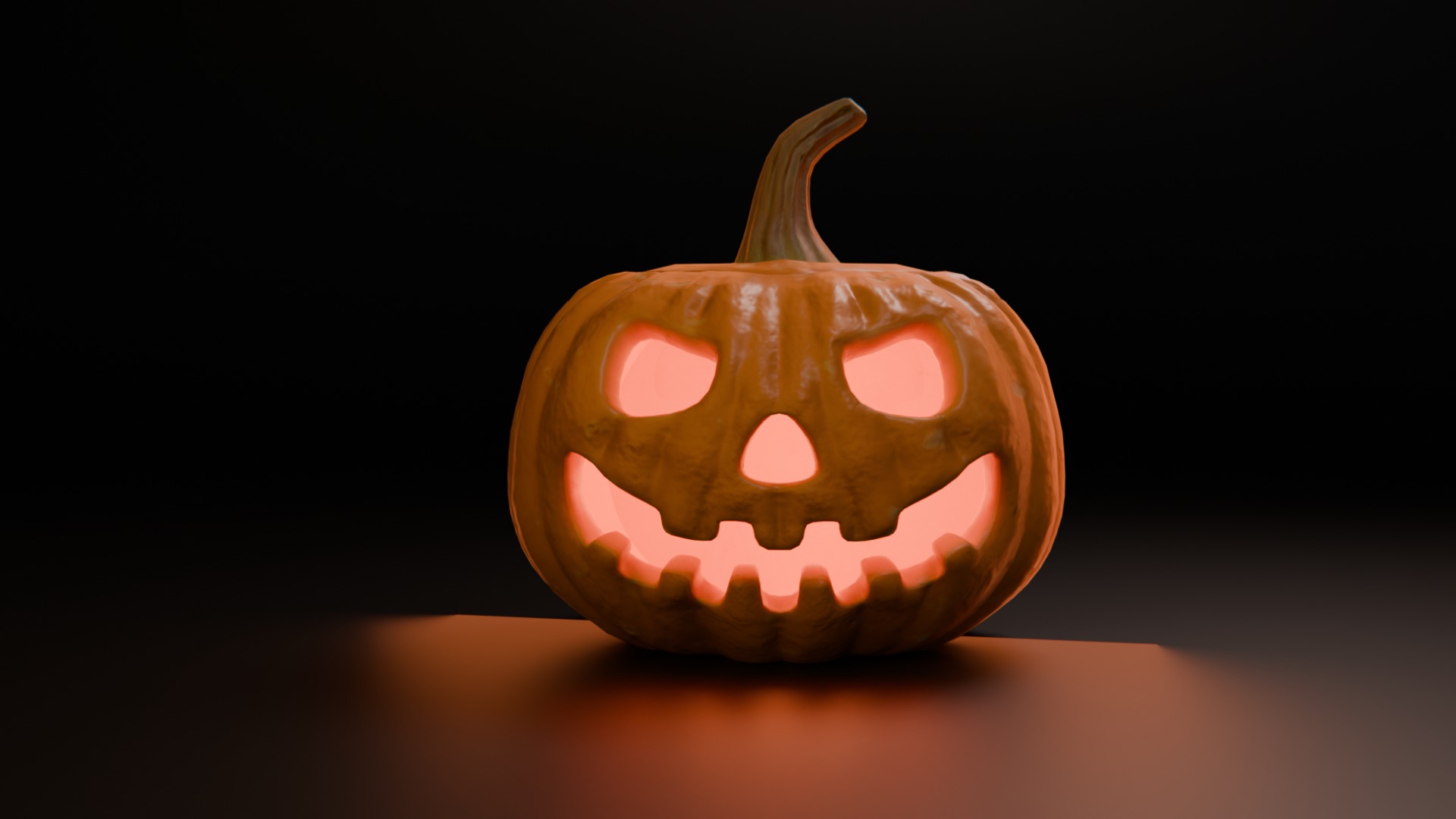 Halloween pumpkins  3D model_1