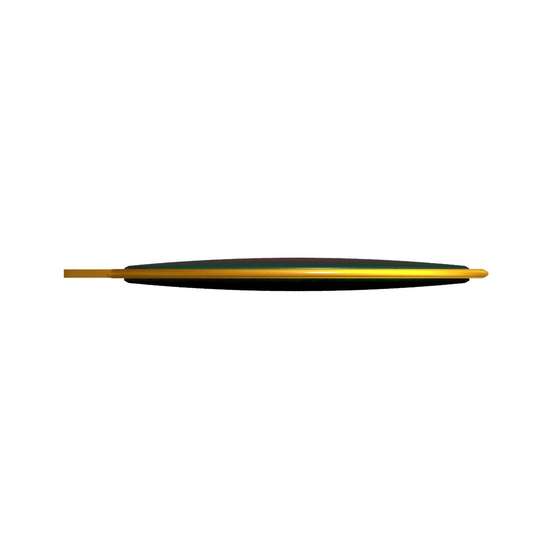Bangladesh Flag Medal Badge 3D model_14