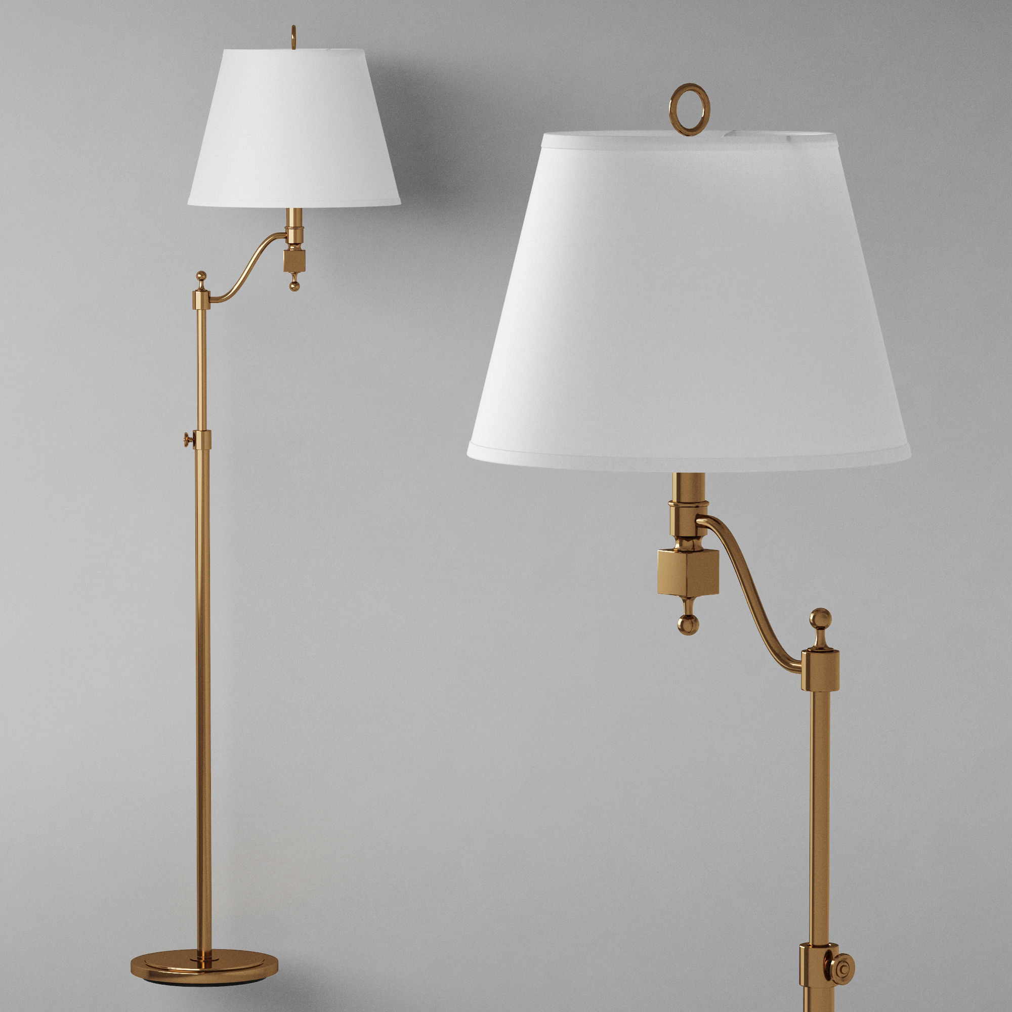 Floor lamp Dantone Home Lyndon 3D model_4