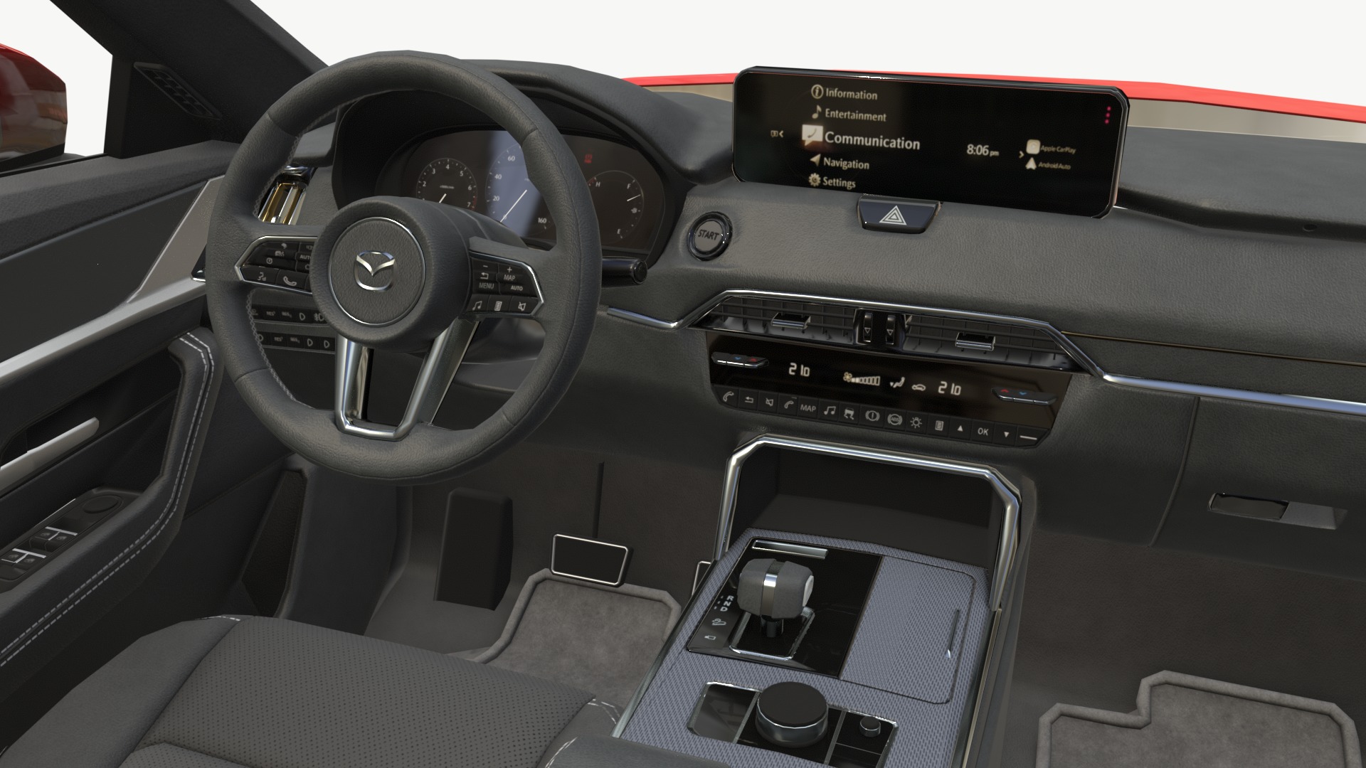 Mazda CX-60 2022 Low-poly 3D model_12