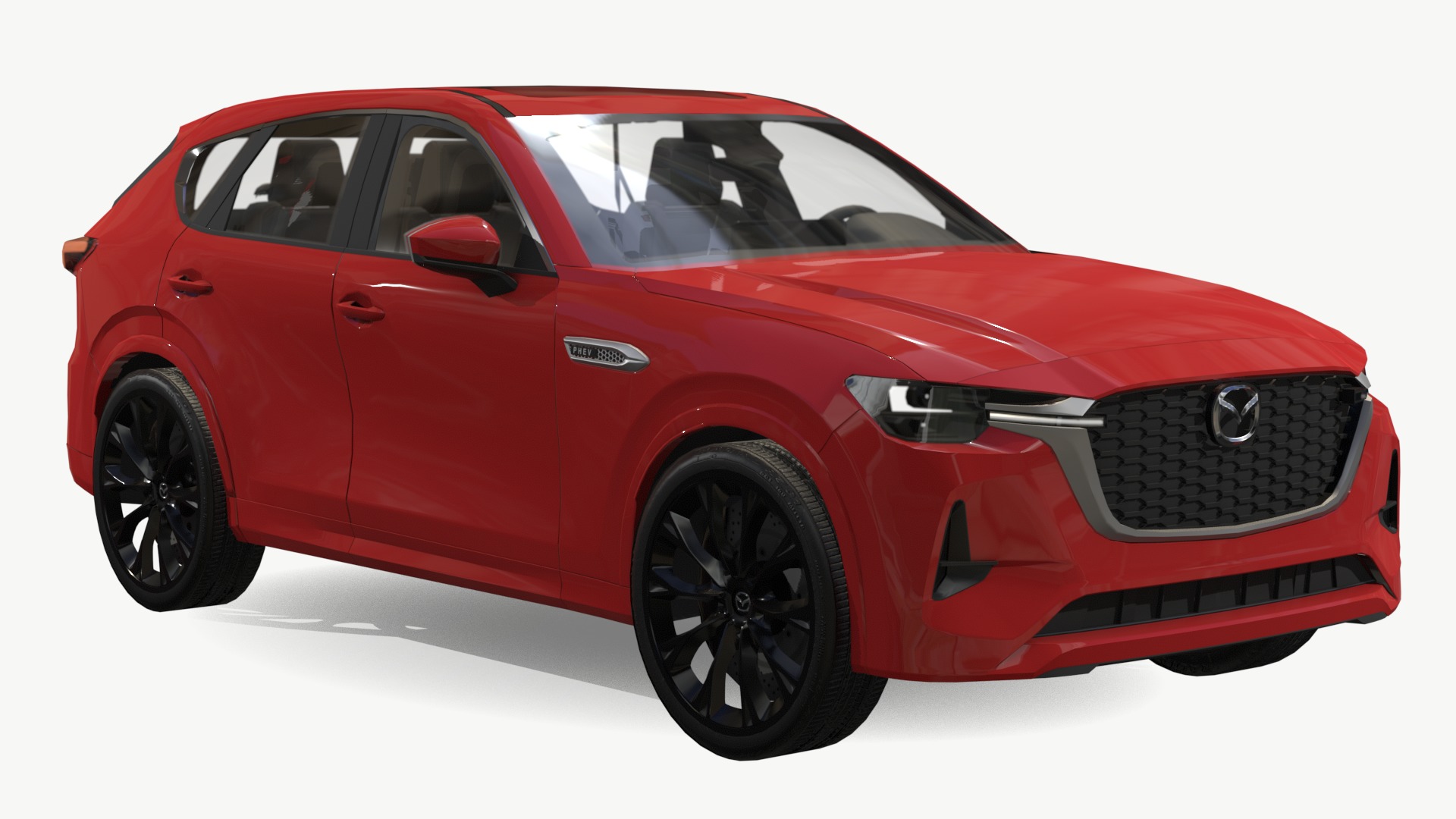 Mazda CX-60 2022 Low-poly 3D model_2
