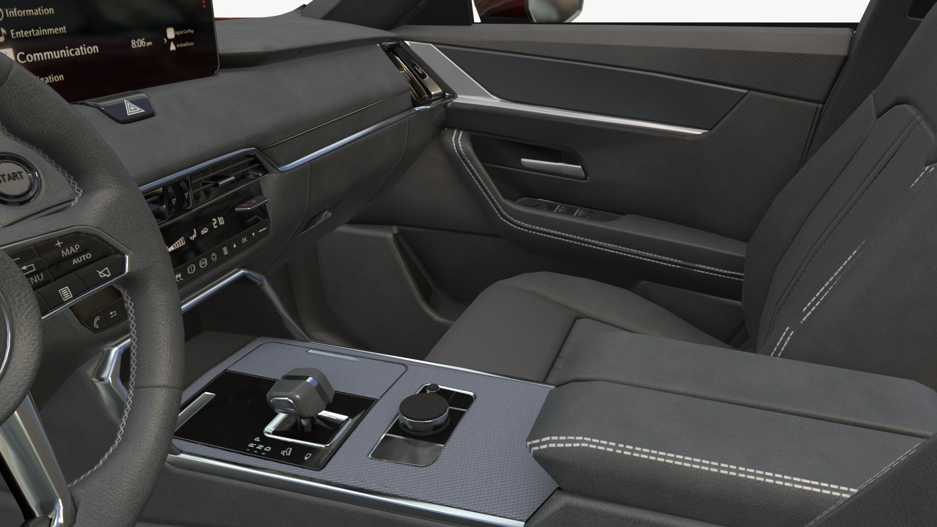 Mazda CX-60 2022 Low-poly 3D model_15