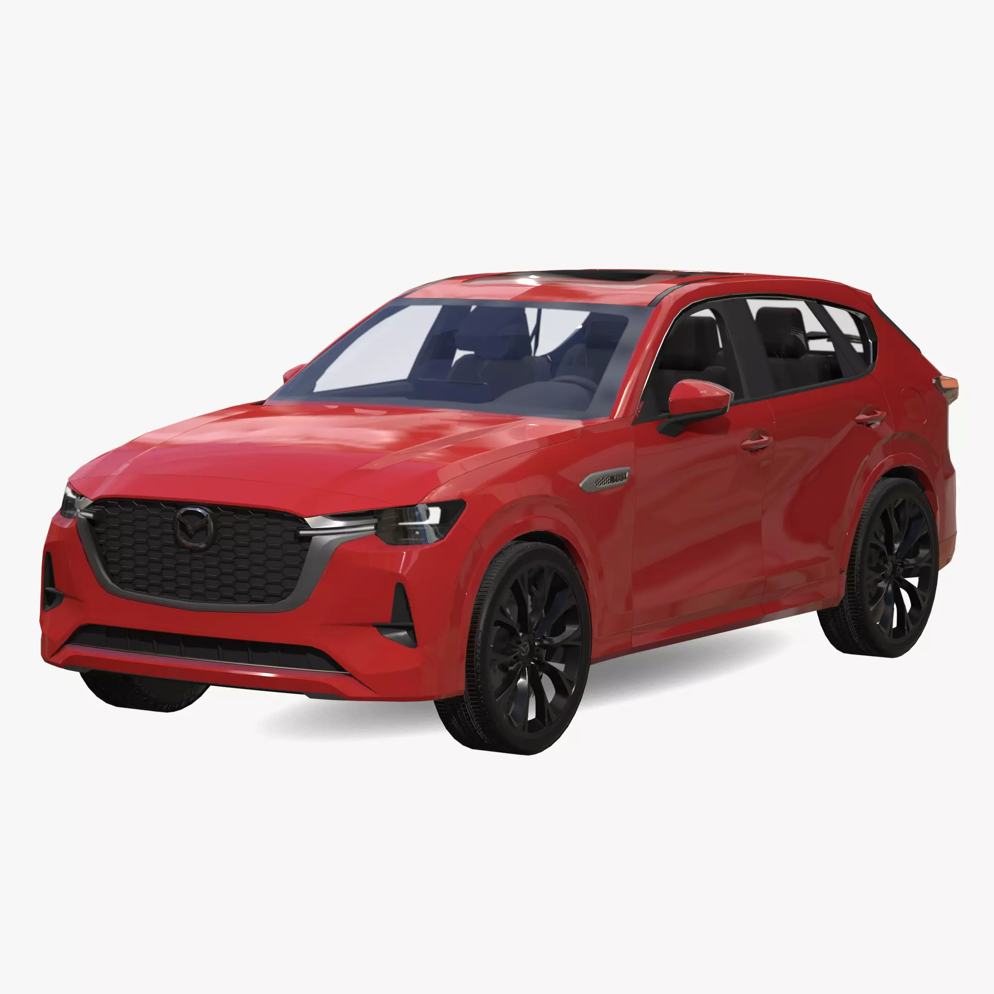 Mazda CX-60 2022 Low-poly 3D model_0