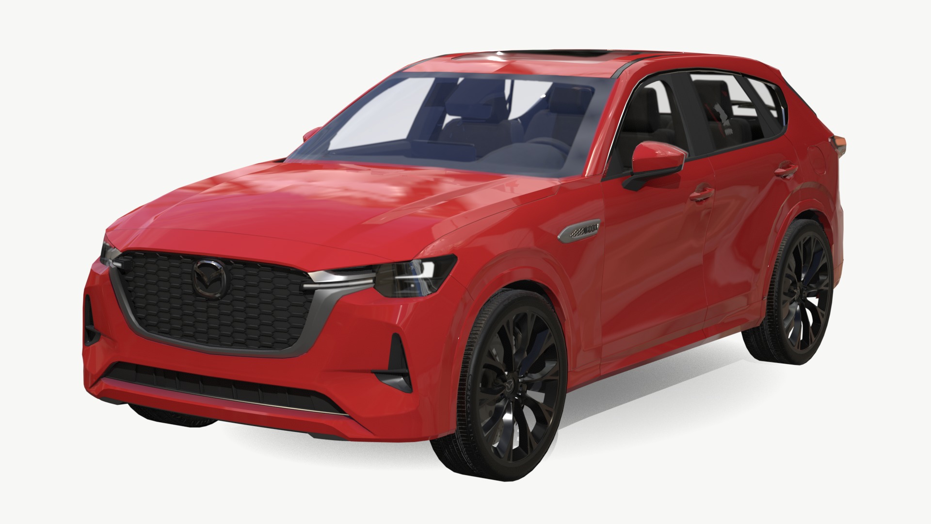 Mazda CX-60 2022 Low-poly 3D model_1