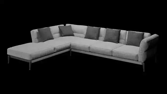 Sofa Set Long Configuration