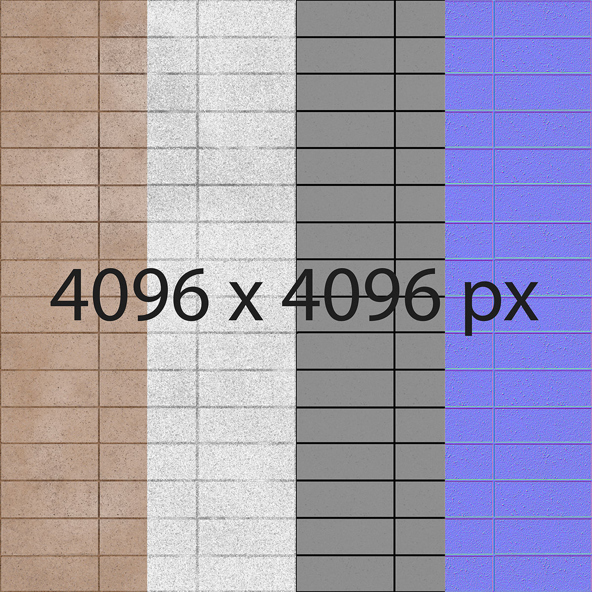 Concrete Block Wall Material and Texture Texture_6