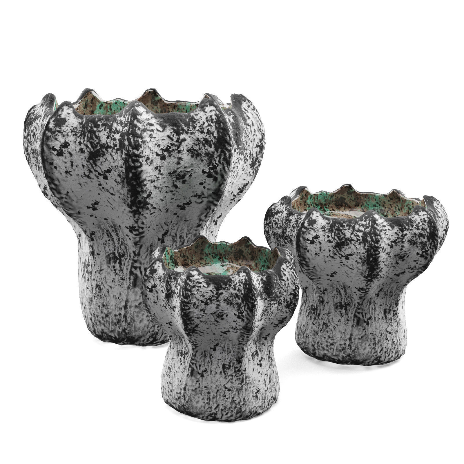 M and M Solt candleholder Low-poly 3D model_2