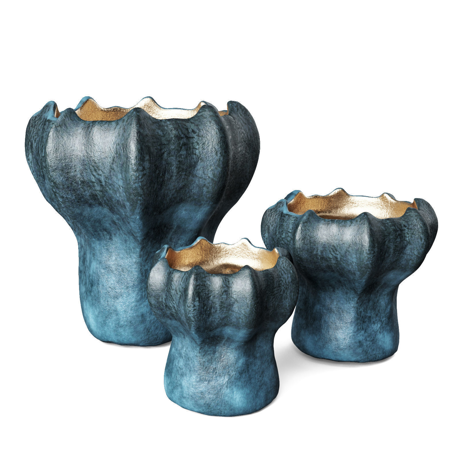 M and M Solt candleholder Low-poly 3D model_3