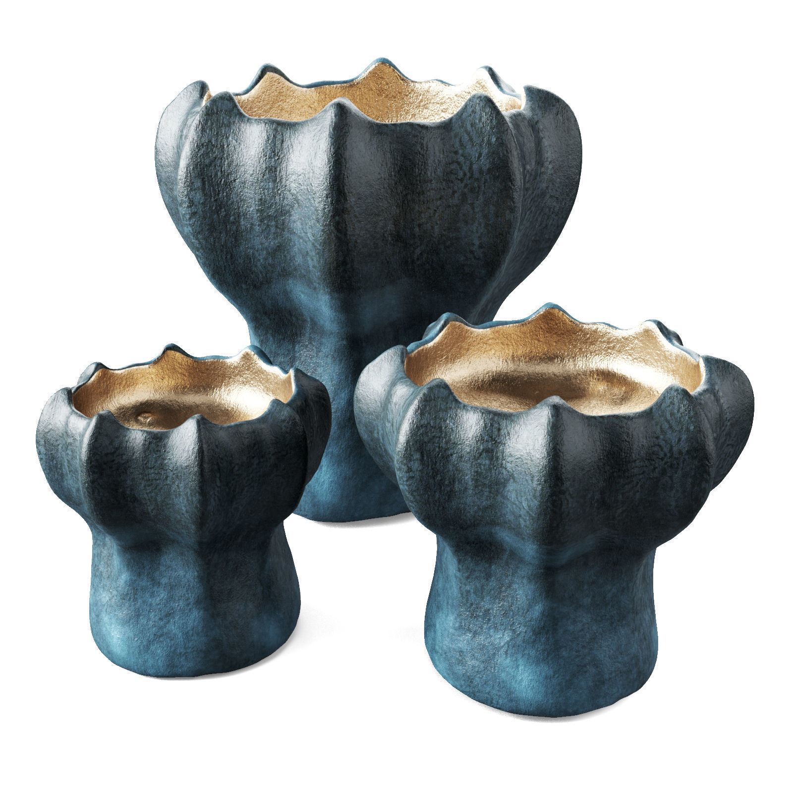 M and M Solt candleholder Low-poly 3D model_1