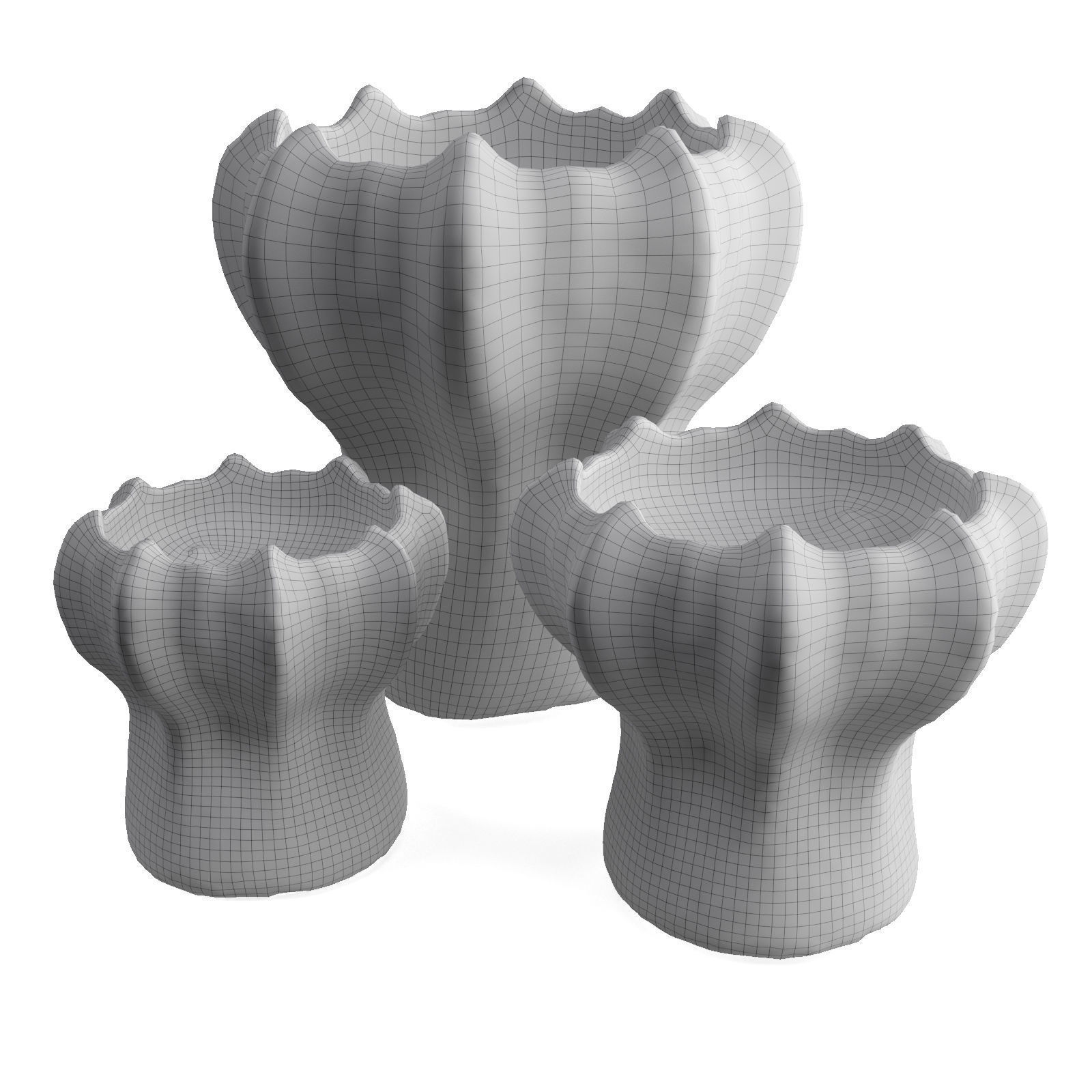 M and M Solt candleholder Low-poly 3D model_6