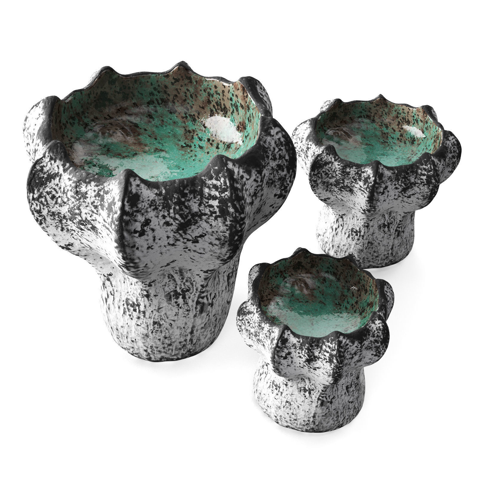 M and M Solt candleholder Low-poly 3D model_5