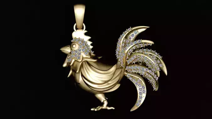 roster pendant 3d printable model