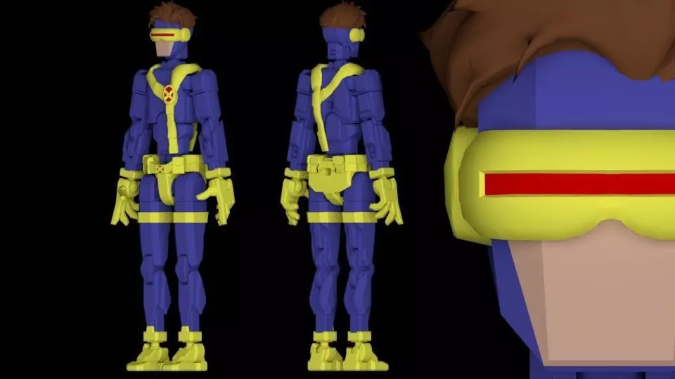 DUMMY FIGURE X-MEN CYCLOPS 3D print model