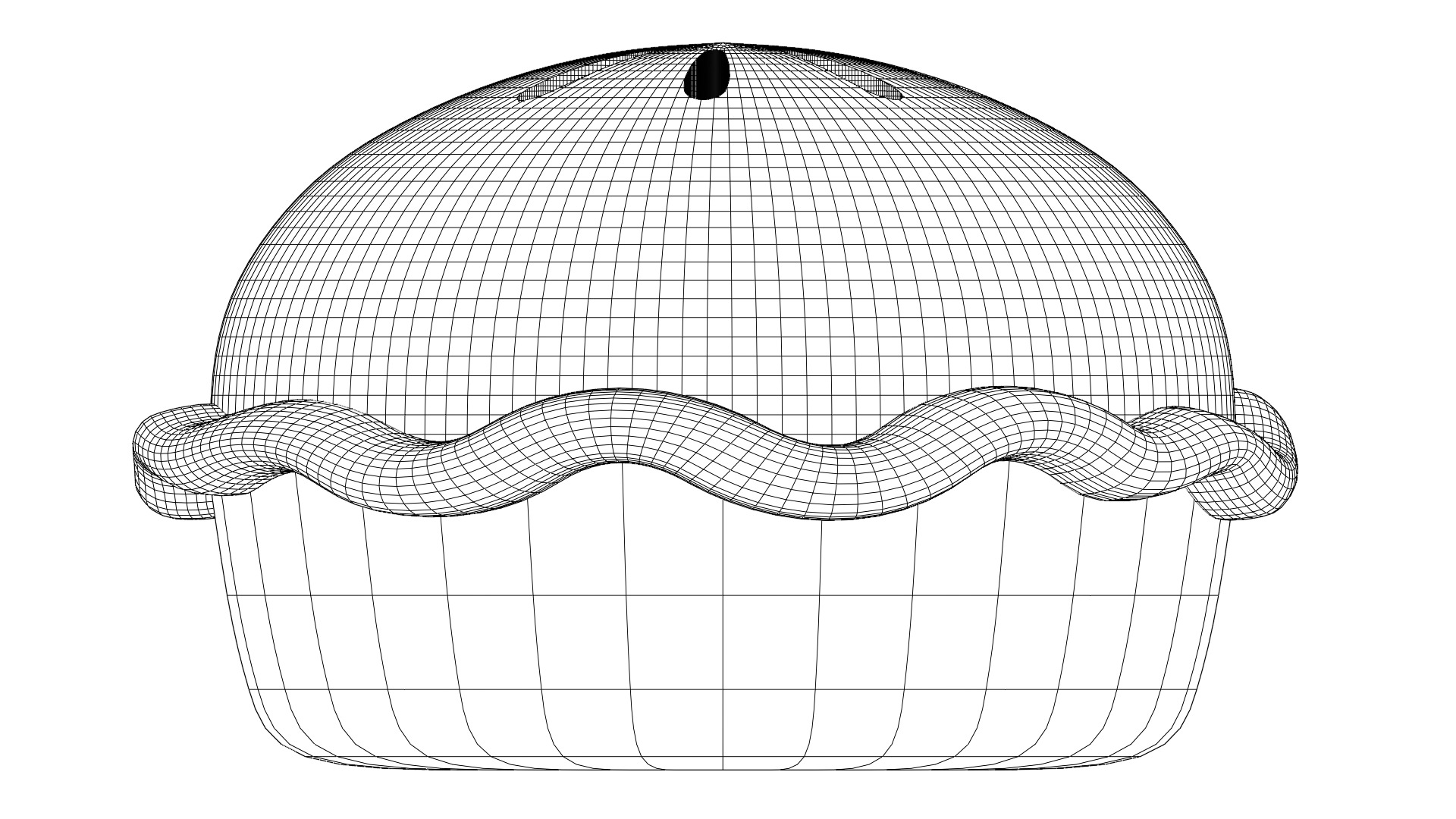 Pie Bomb SpongeBob Squarepants 3D model_9