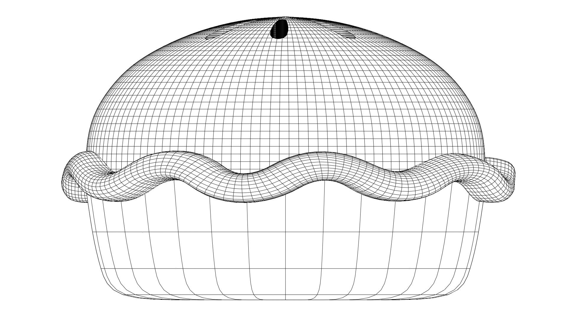 Pie Bomb SpongeBob Squarepants 3D model_7