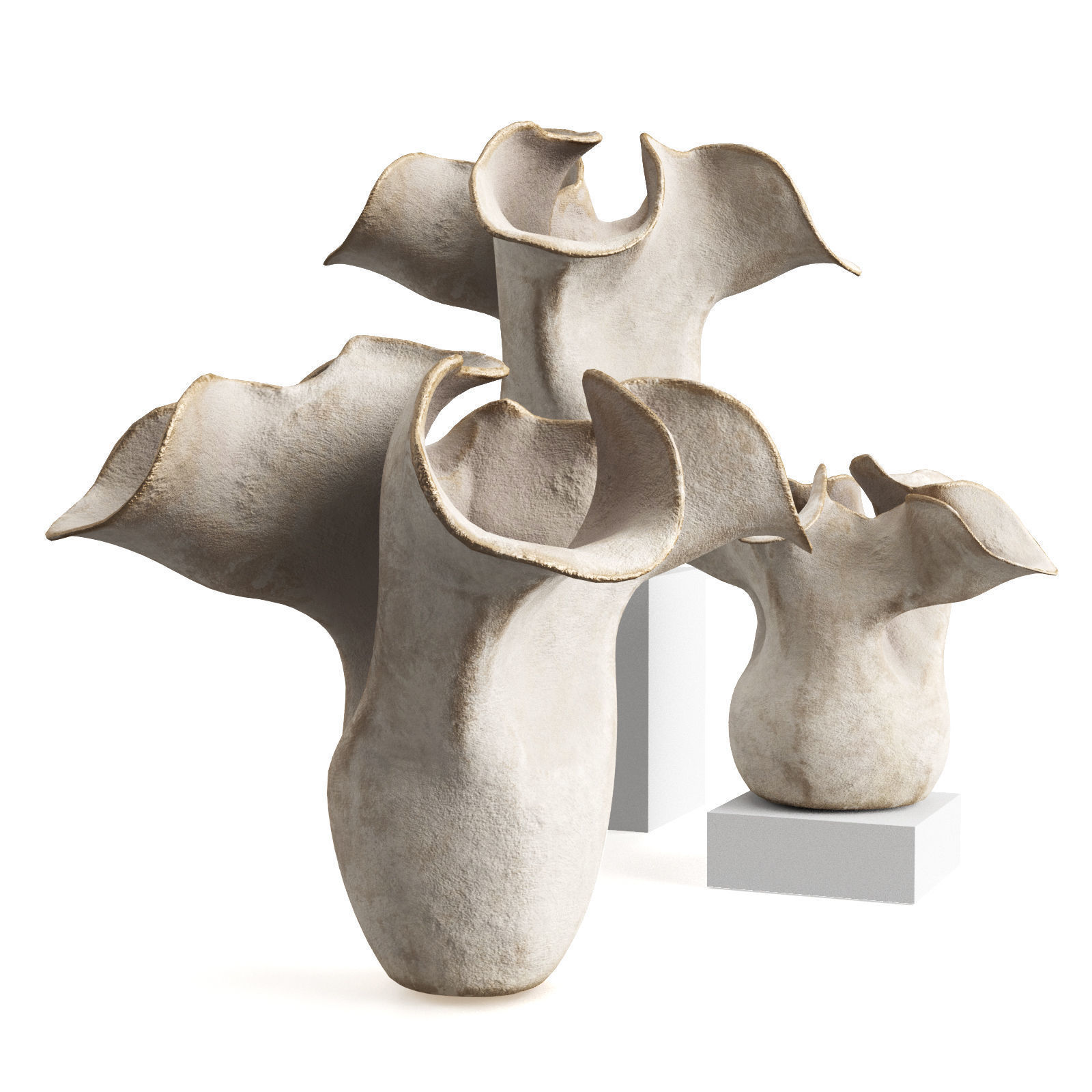 Manners and Matter Impilse Sculpture vase 2 Low-poly 3D model_4