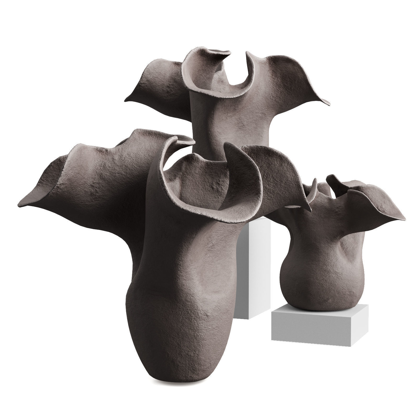 Manners and Matter Impilse Sculpture vase 2 Low-poly 3D model_3