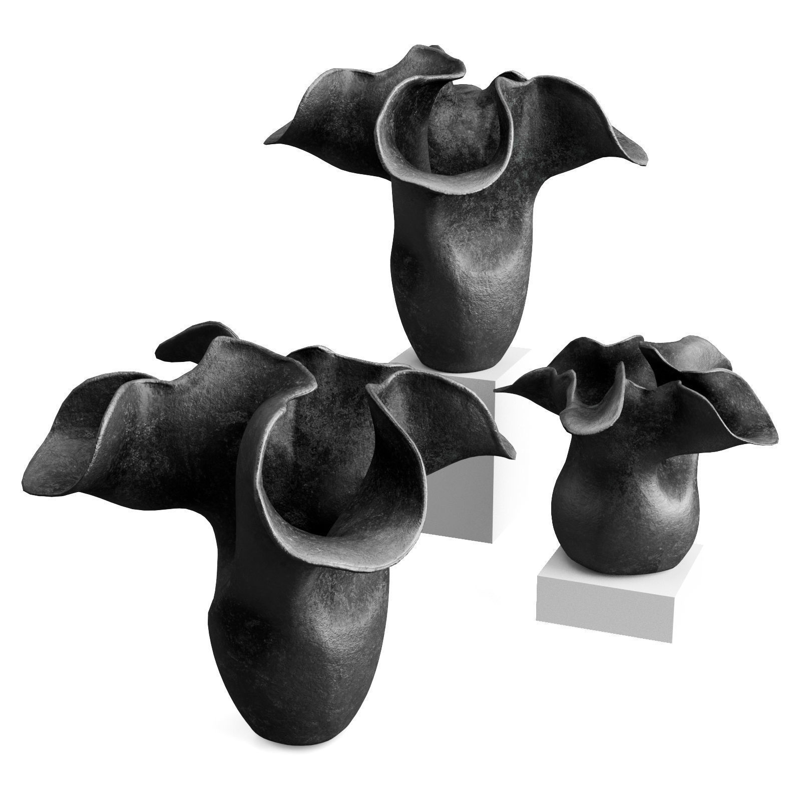 Manners and Matter Impilse Sculpture vase 2 Low-poly 3D model_2