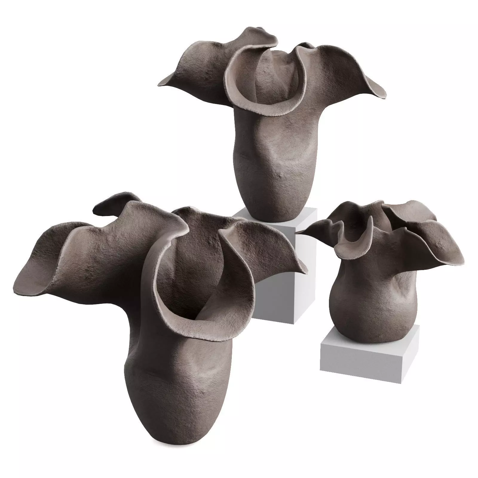 Manners and Matter Impilse Sculpture vase 2 Low-poly 3D model_0