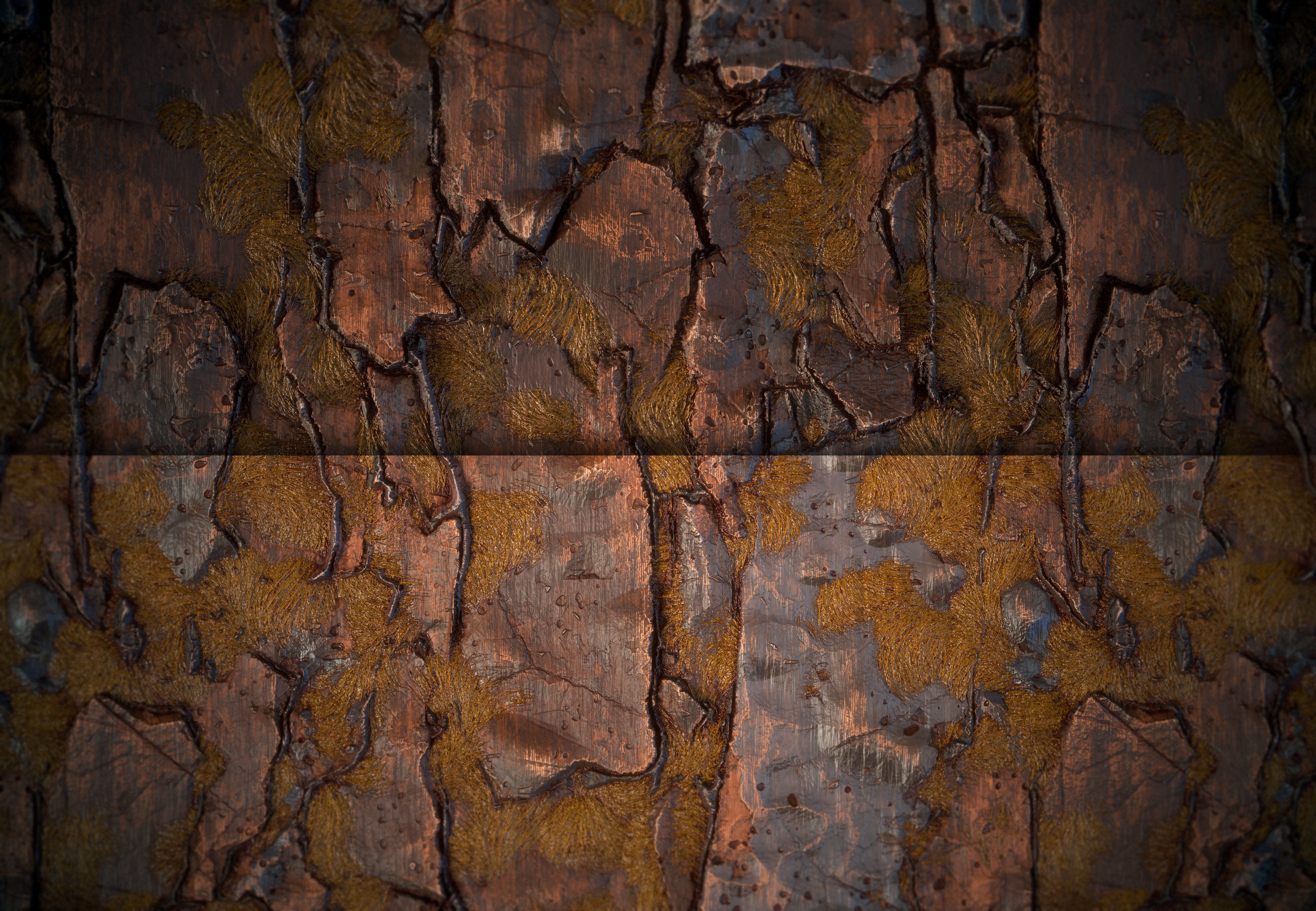 Wood Bark Material - VOL 05 - Maps - SBsar Texture_4