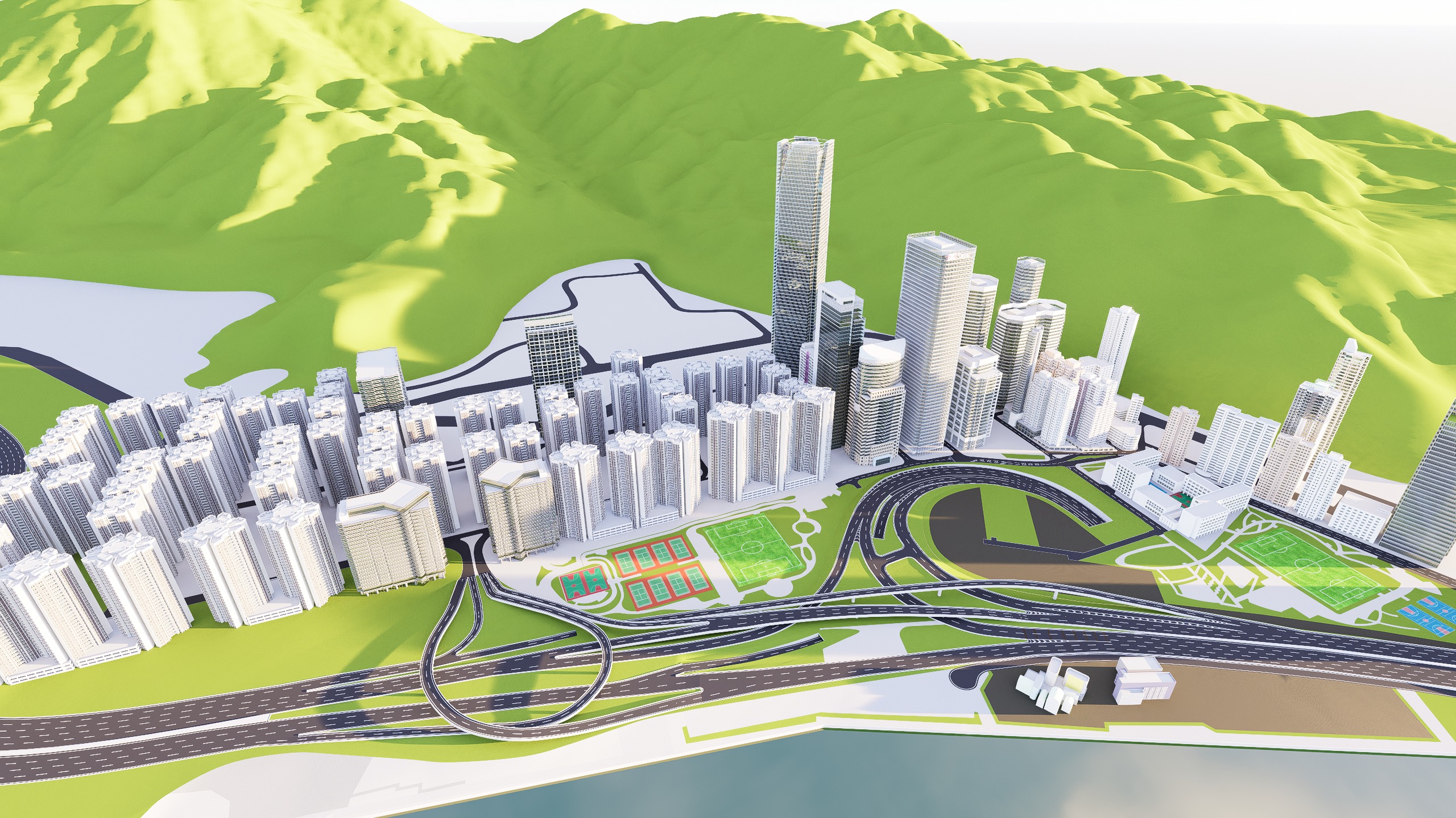 Hong Kong Taikoo 3D model_2