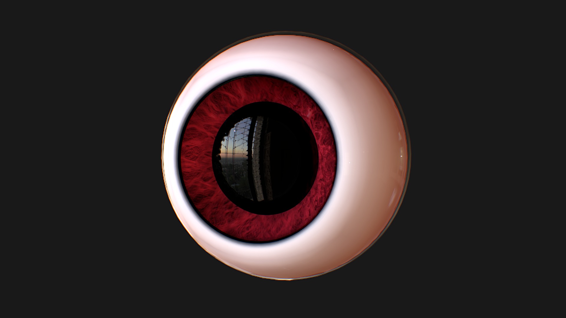 Cartoon Eyes Low-poly 3D model Low-poly 3D model_5