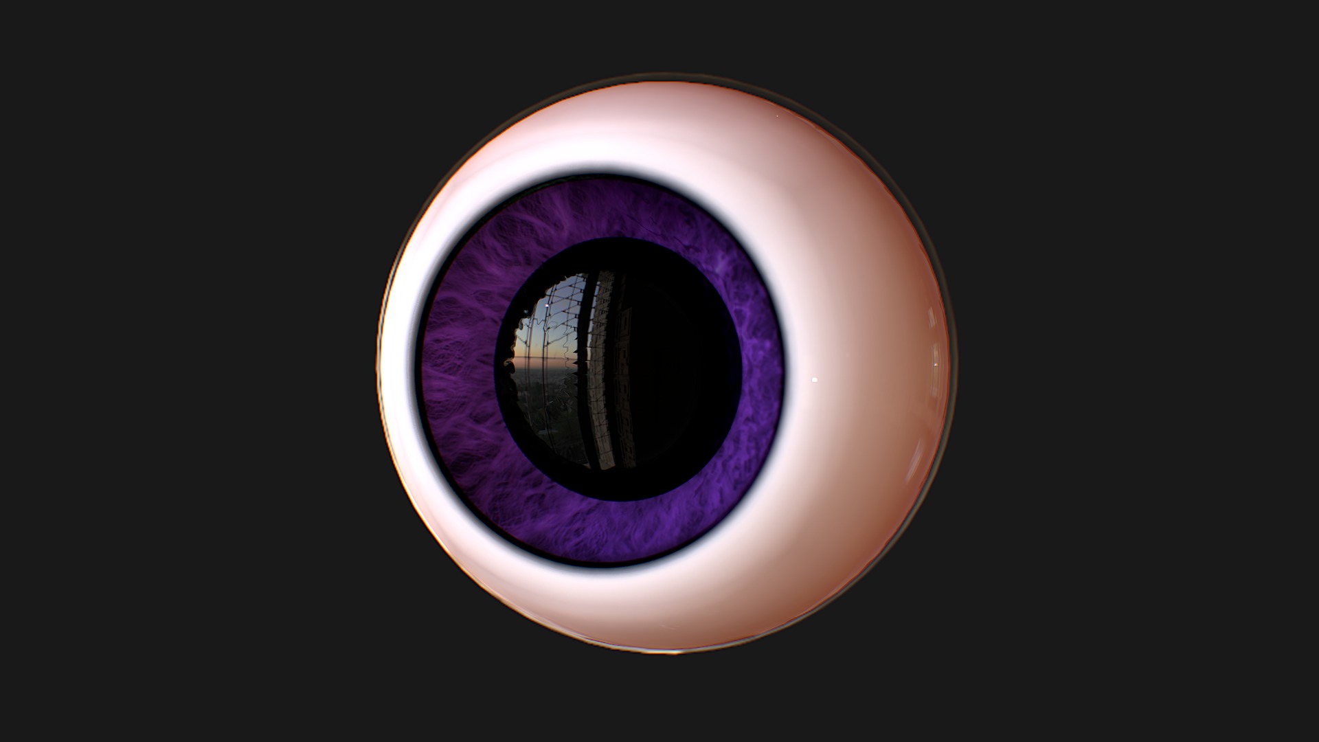 Cartoon Eyes Low-poly 3D model Low-poly 3D model_4