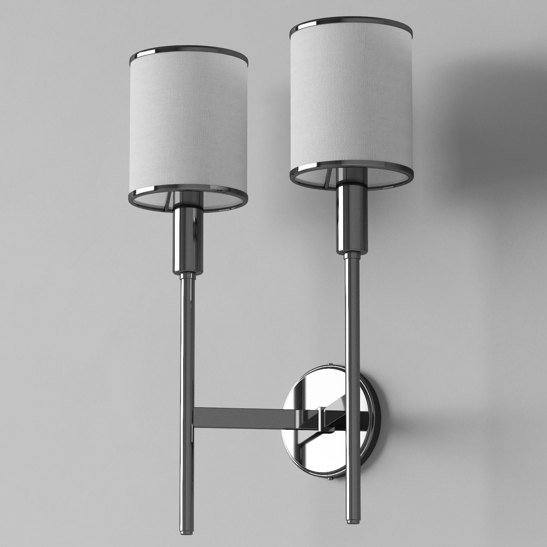 Double sconce Dantone Home Celestina 3D model_2