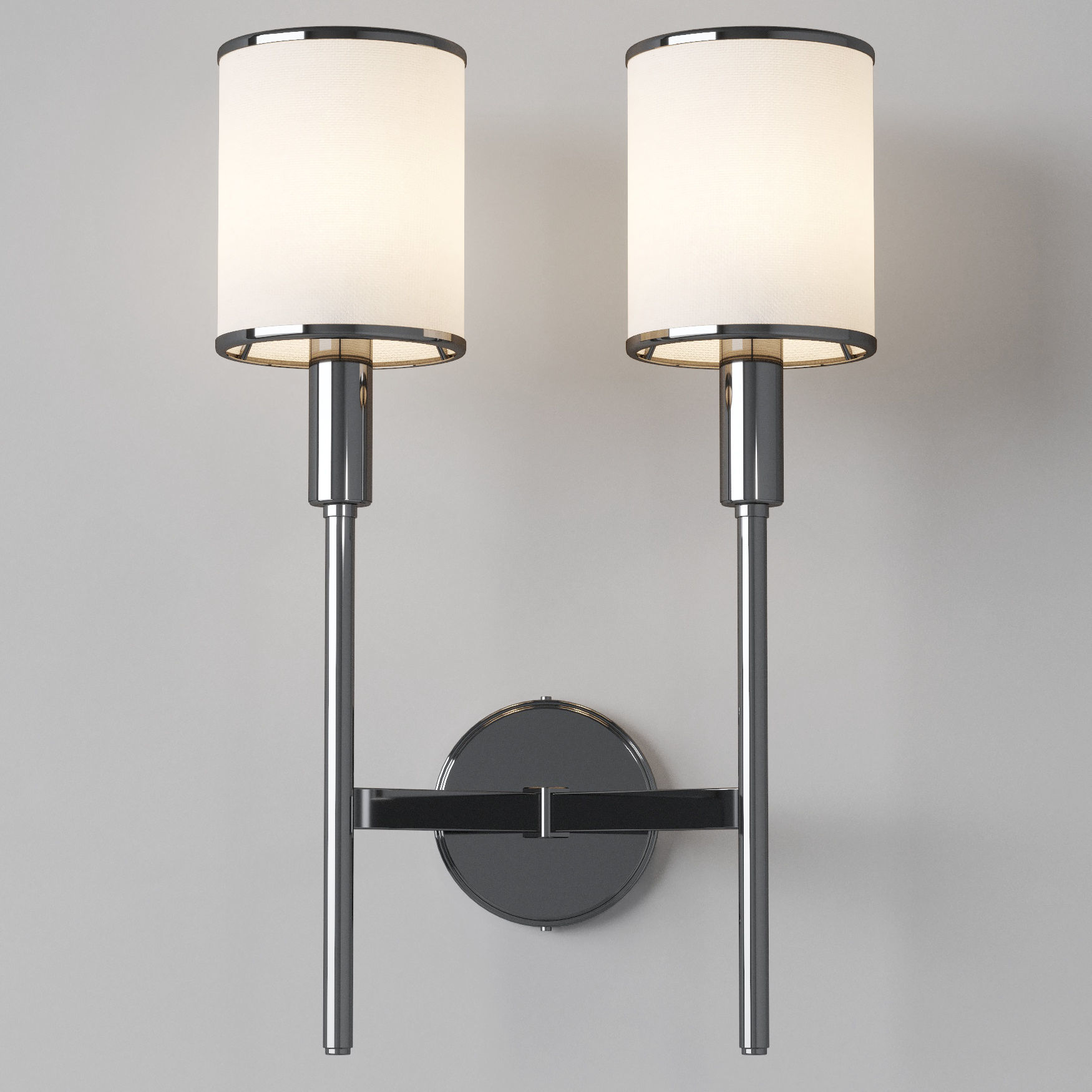 Double sconce Dantone Home Celestina 3D model_1