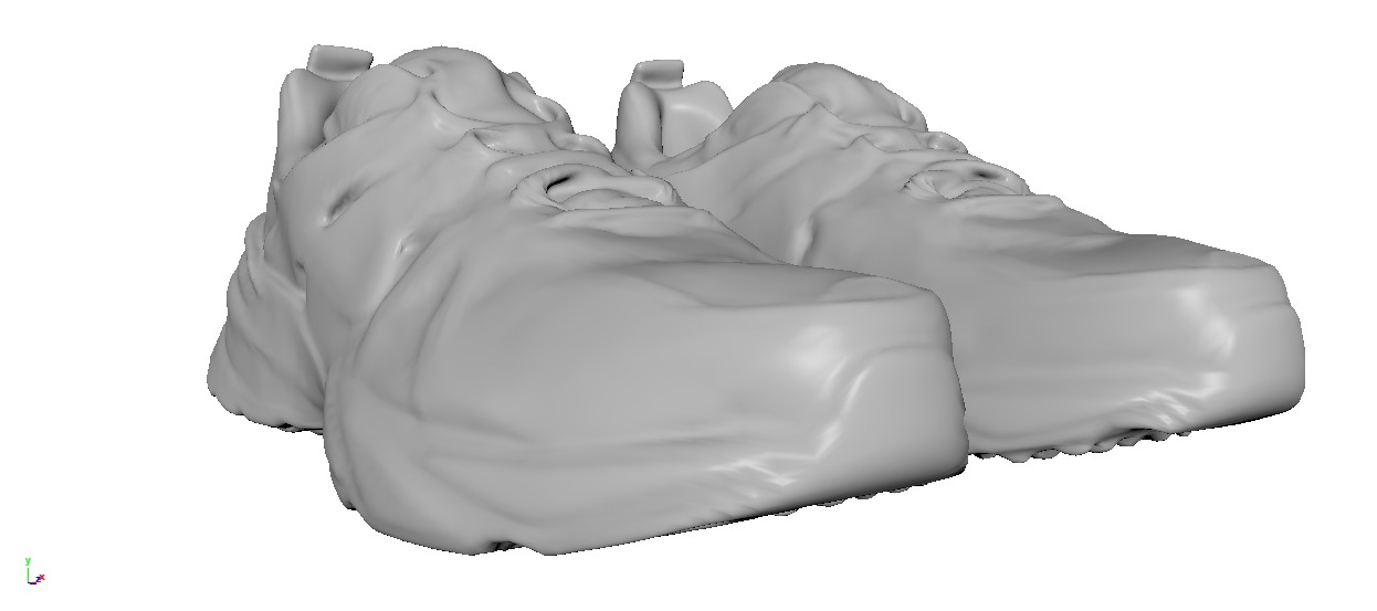 Nike V2K run fashion sneaker Low-poly 3D model_5