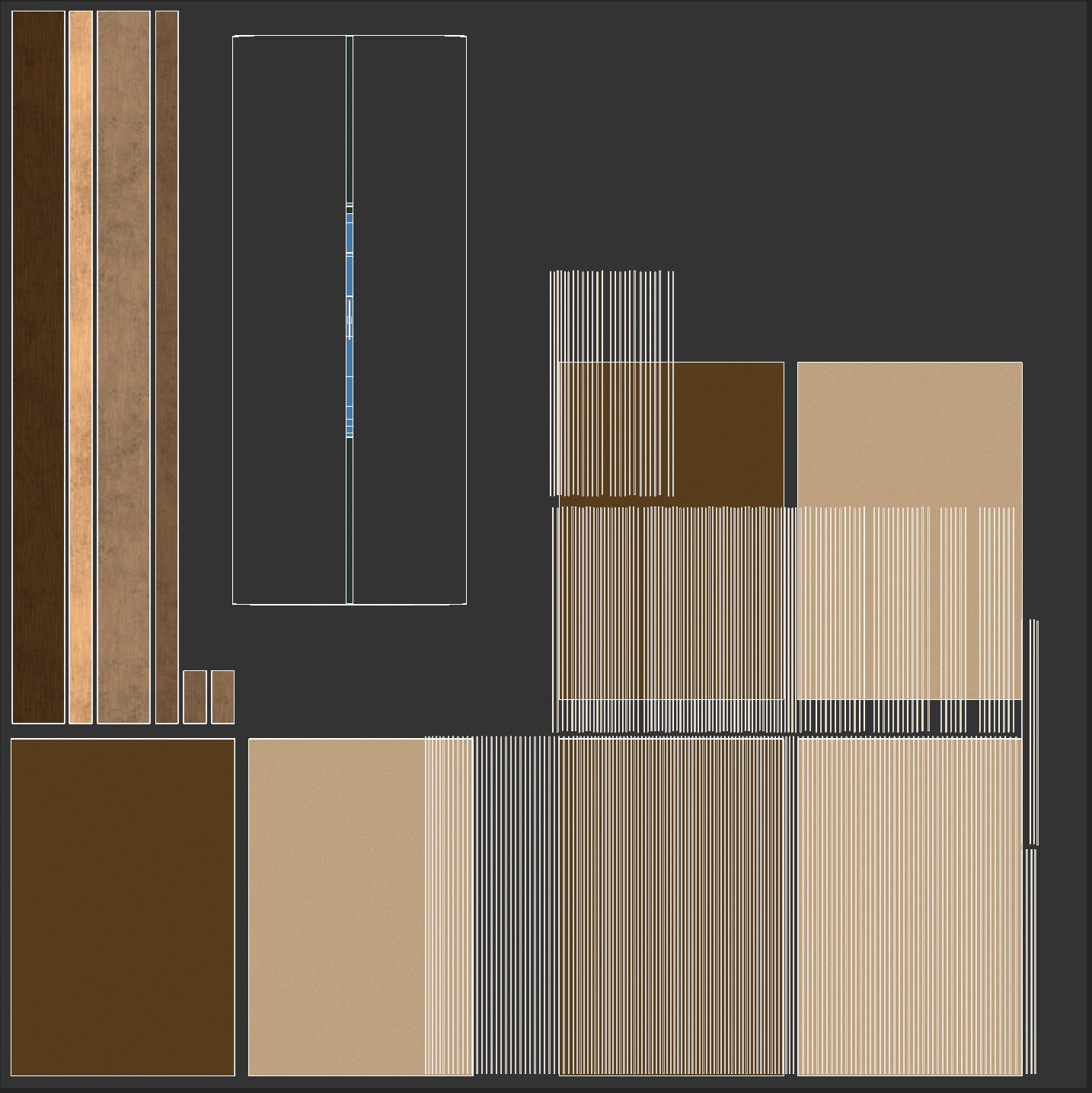 Stack Of Plywoods On Wood Planks 3D model_17