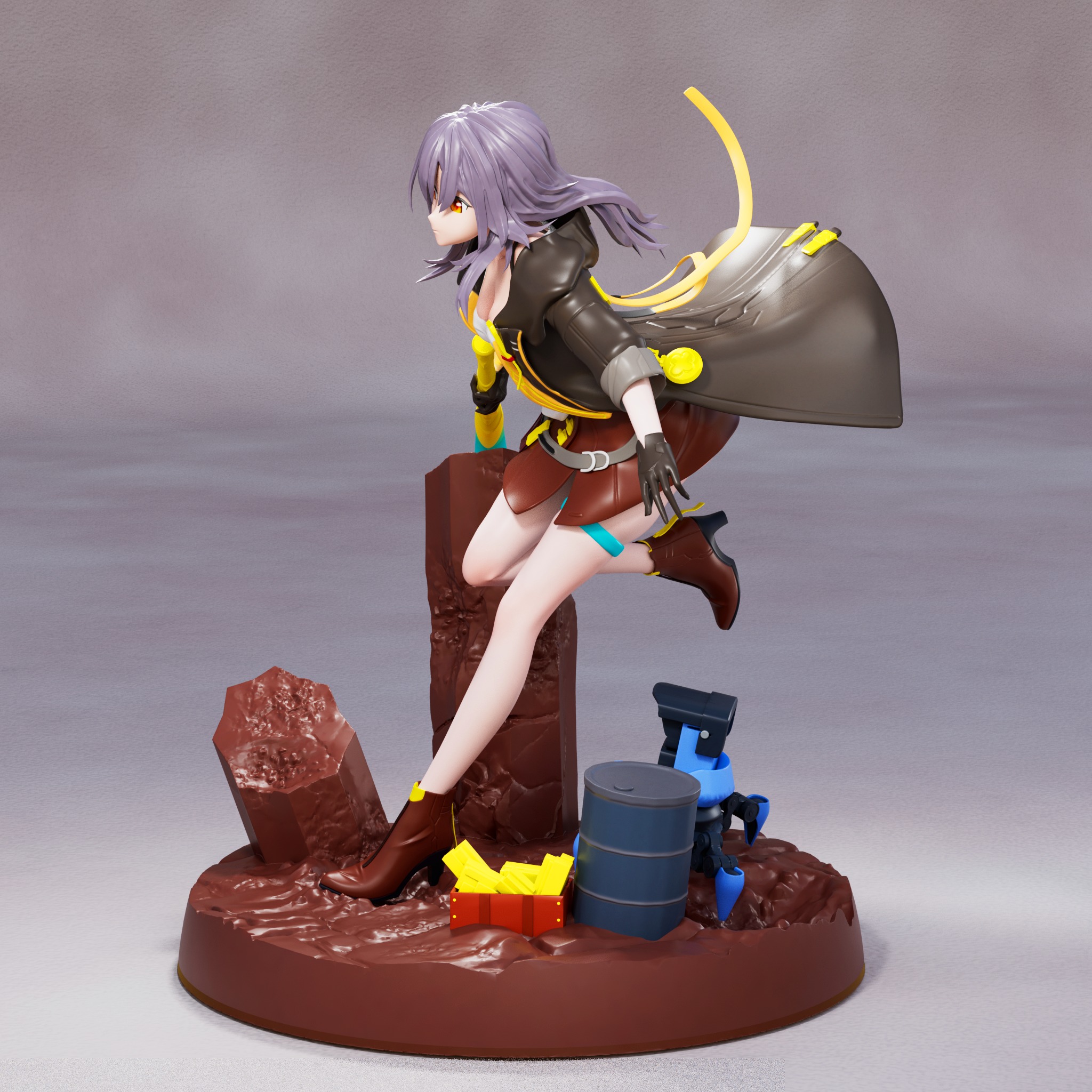 Stelle Honkai Star Rail Fanart 3D print model_4