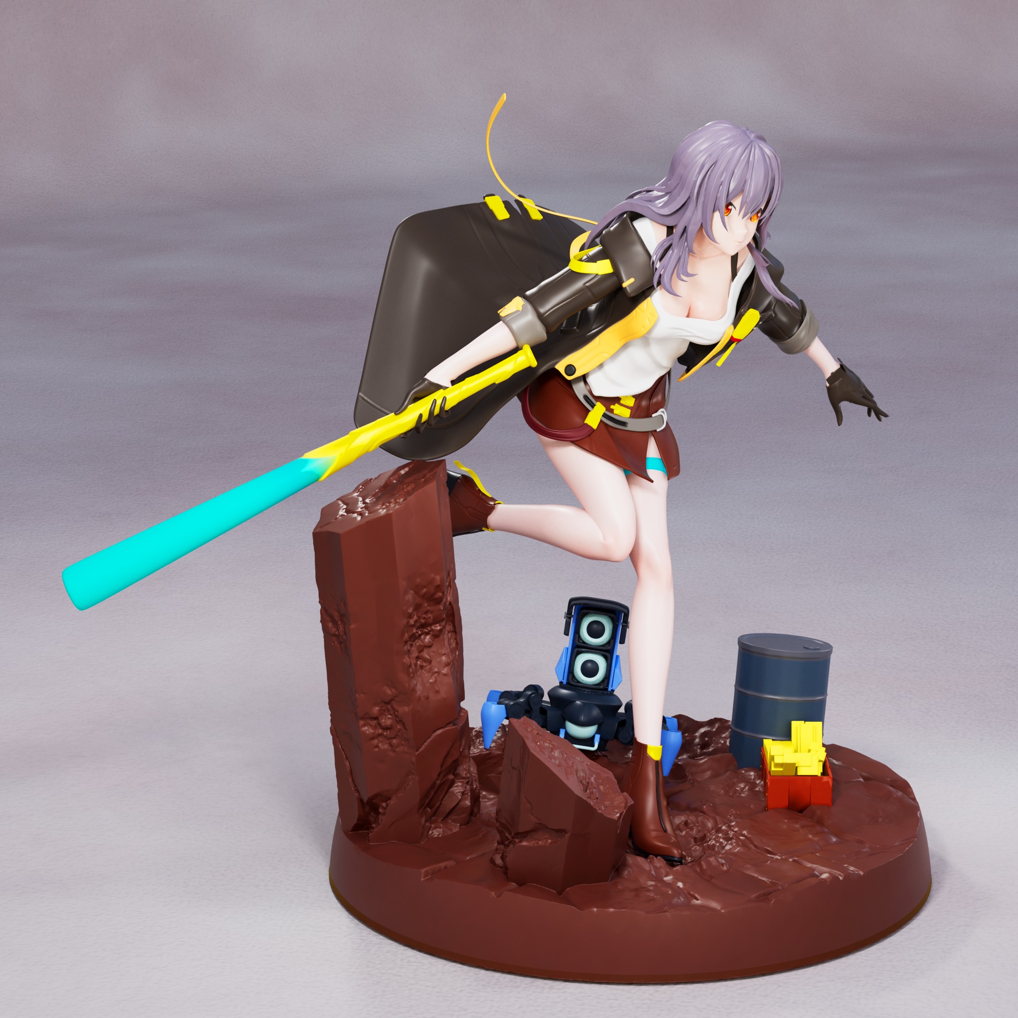 Stelle Honkai Star Rail Fanart 3D print model_6