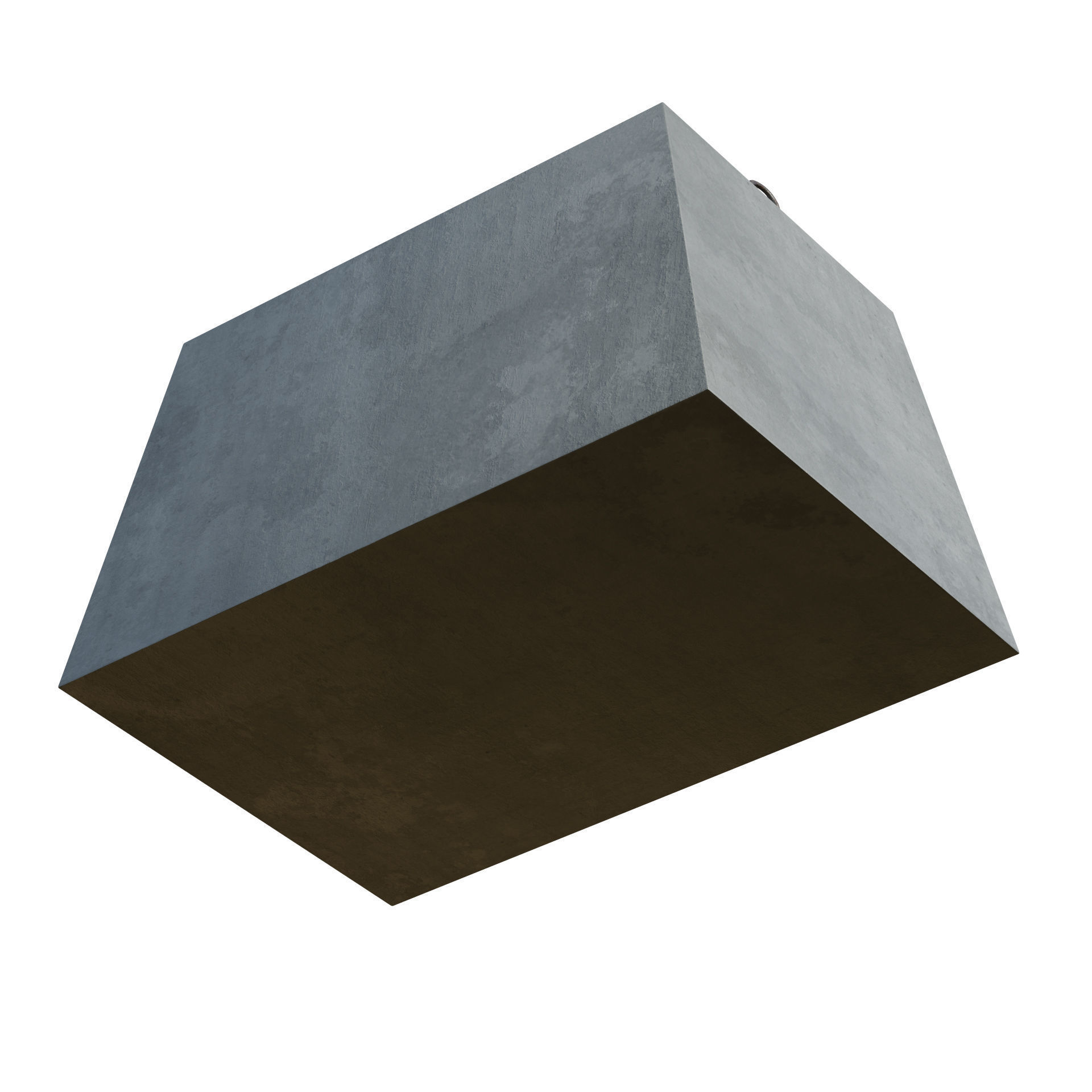 Concrete Block 3D model_2