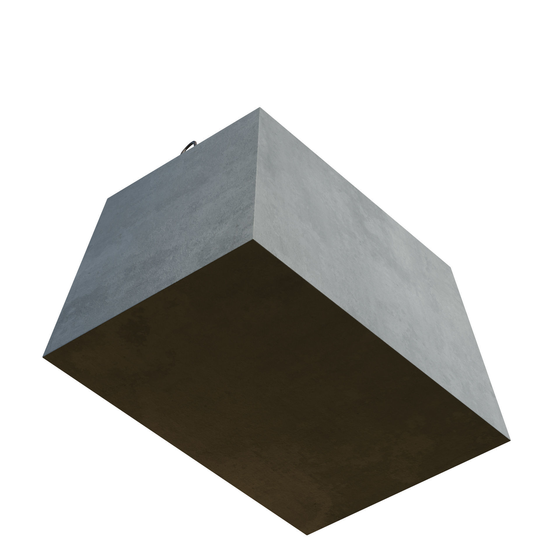 Concrete Block 3D model_6