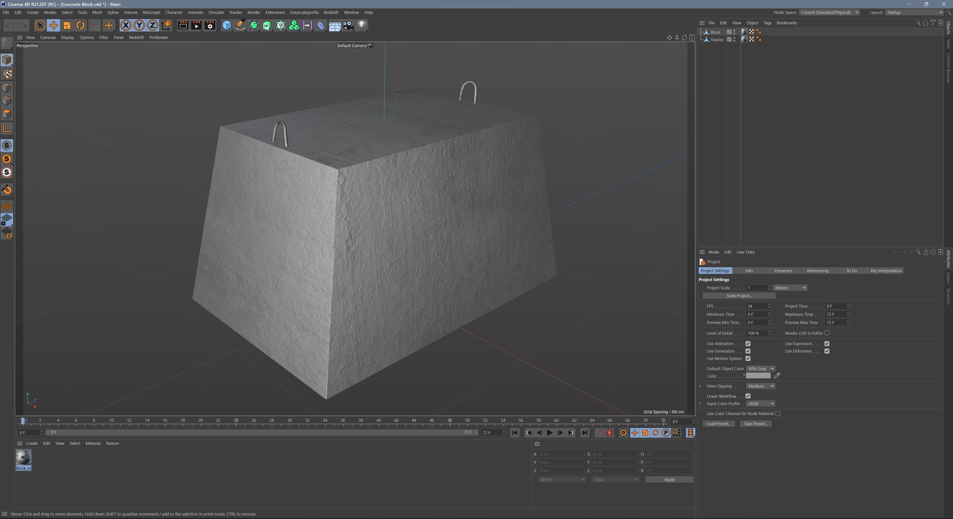 Concrete Block 3D model_11