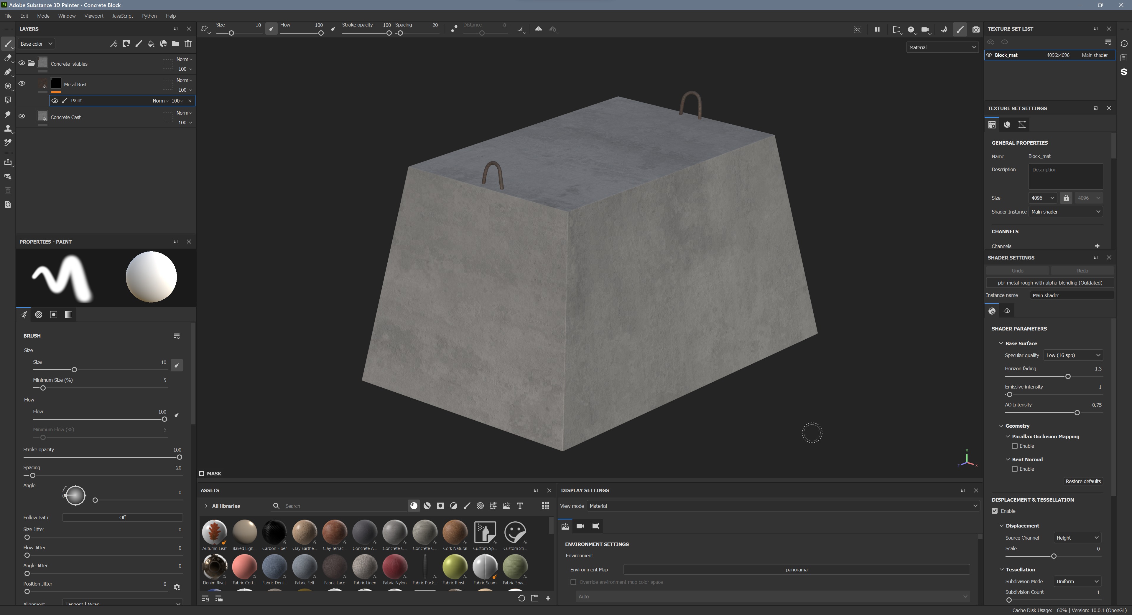 Concrete Block 3D model_13