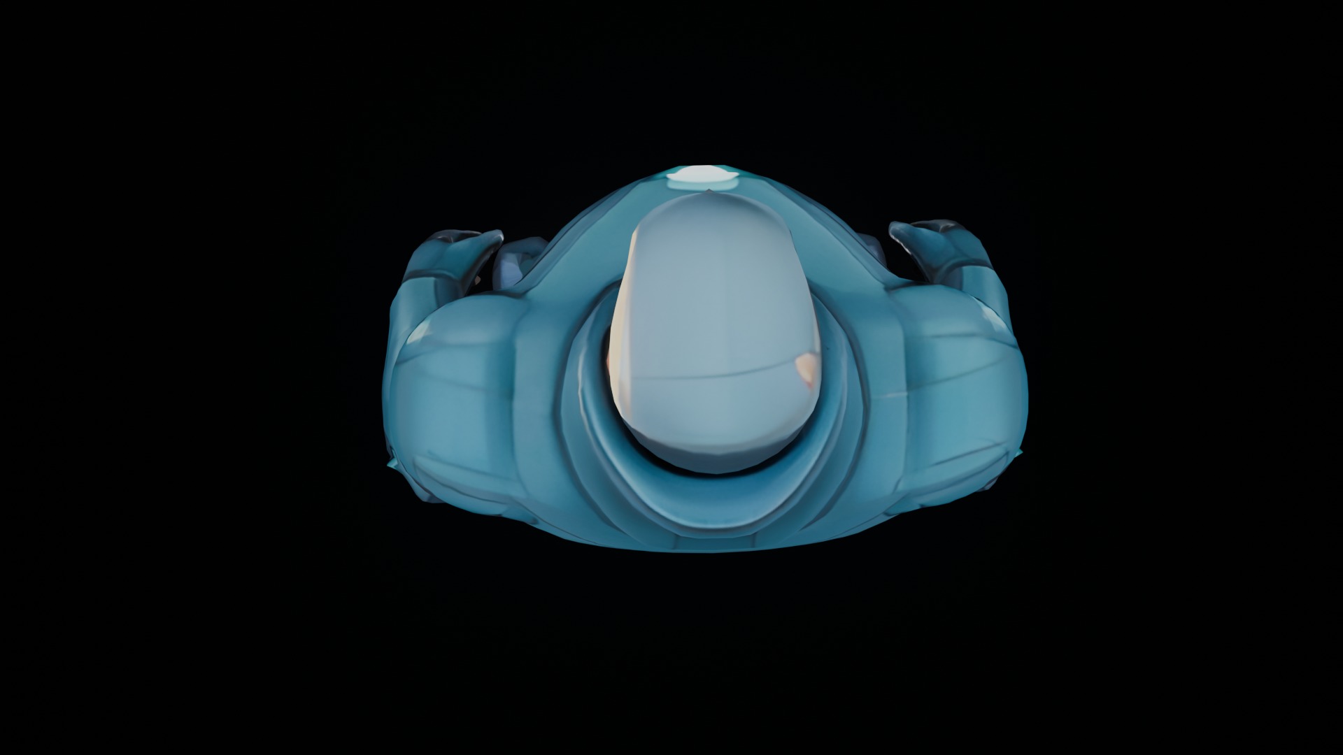 Sci-Fi Warrior Low-poly 3D model_6