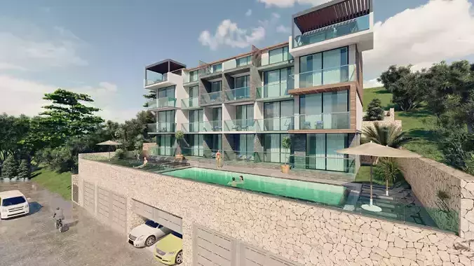 Apartment design project 3d-Lumion model 