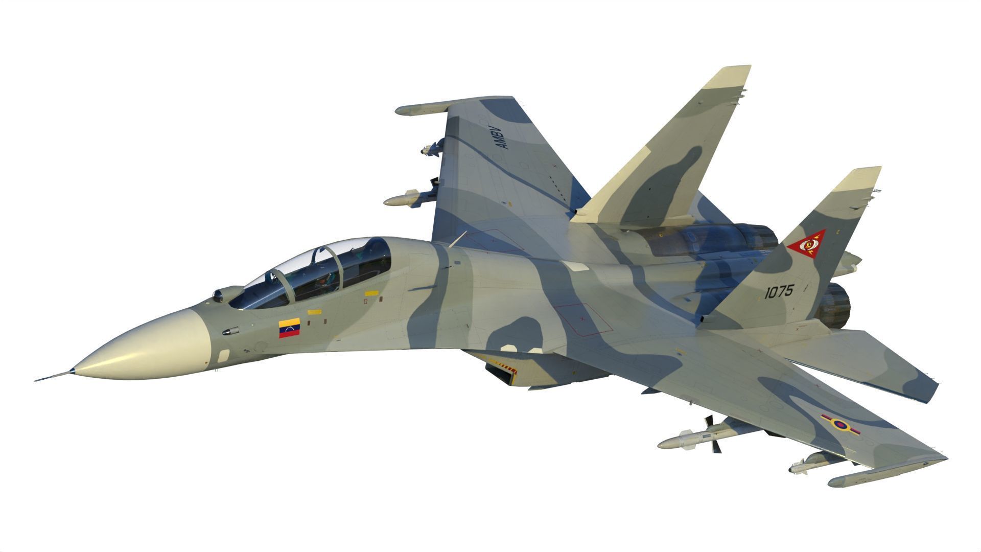 Su-30 3D model_1