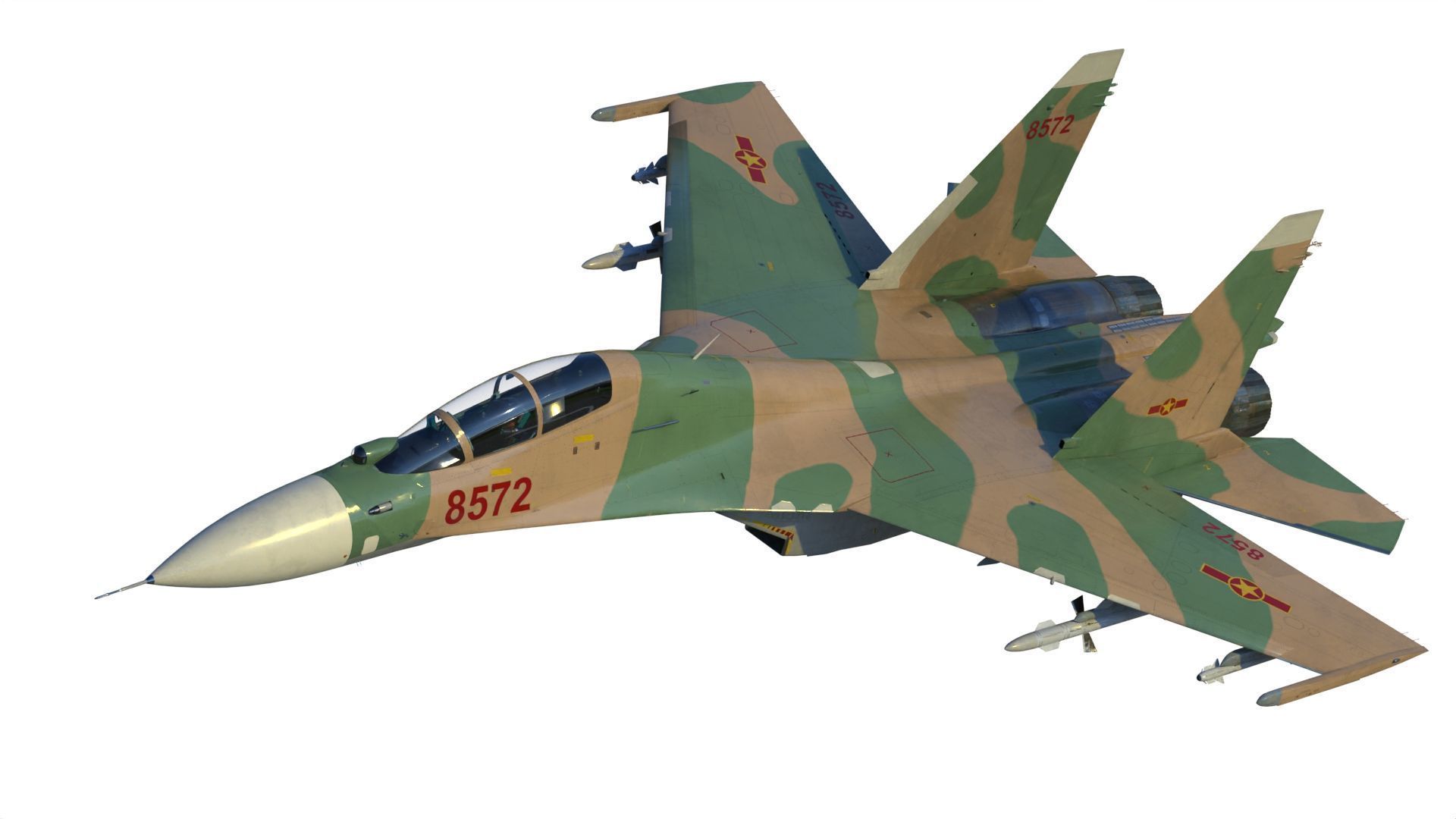 Su-30 3D model_2