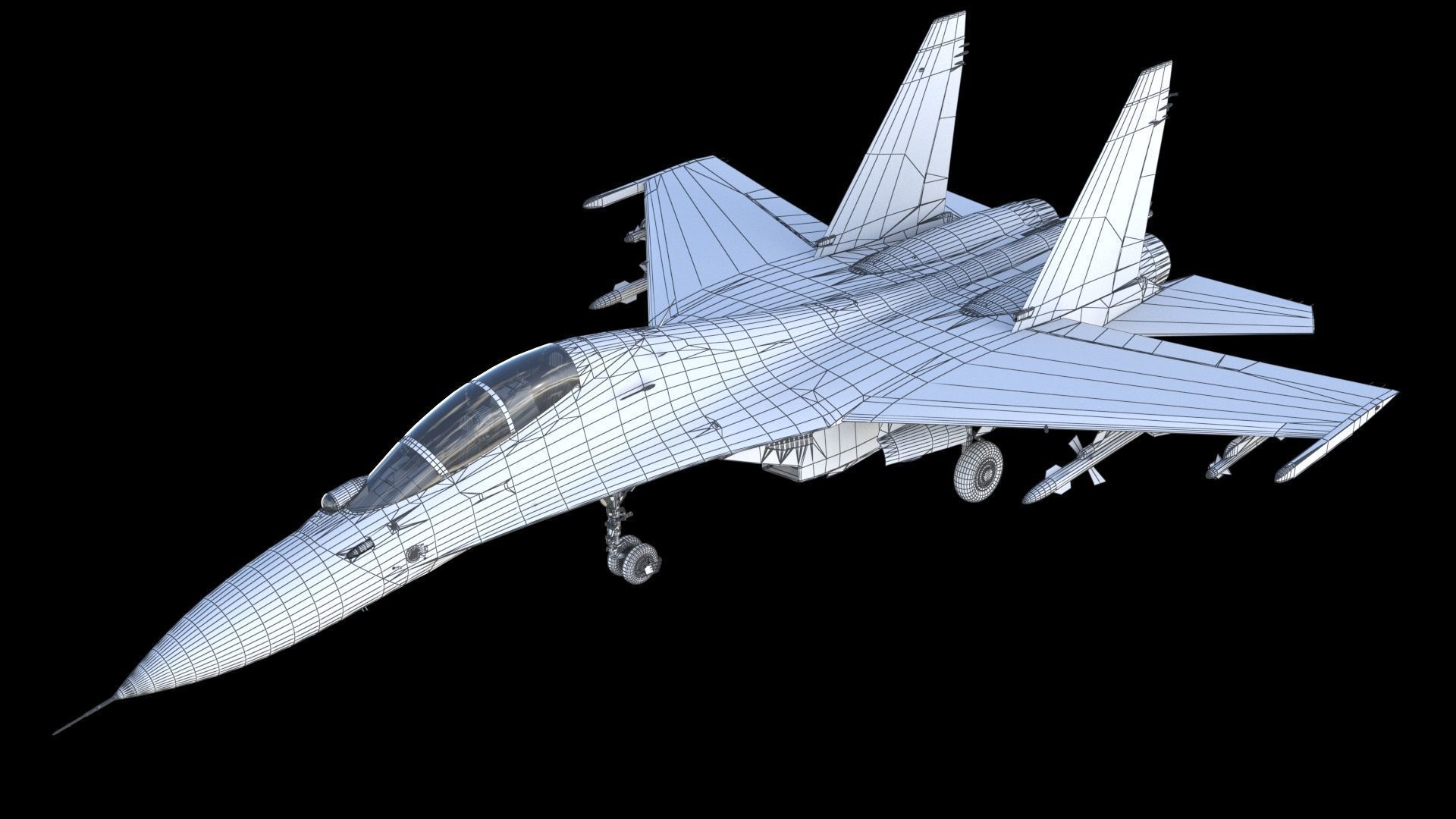 Su-30 3D model_30