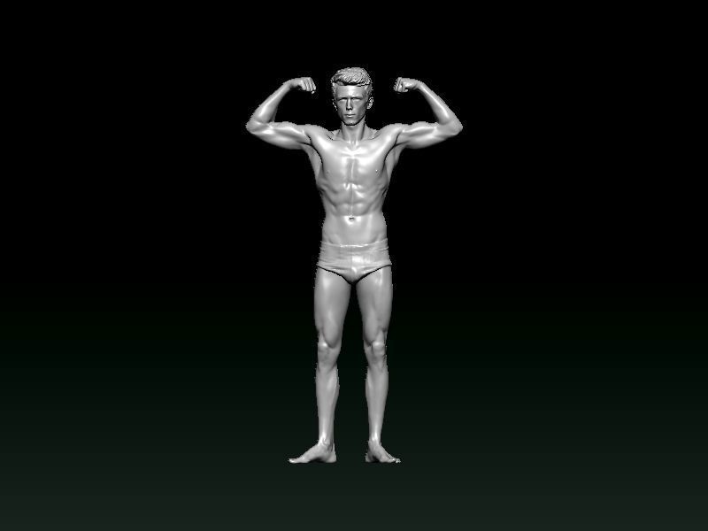 Muscular guy - statue - 3D print 3D print model_1