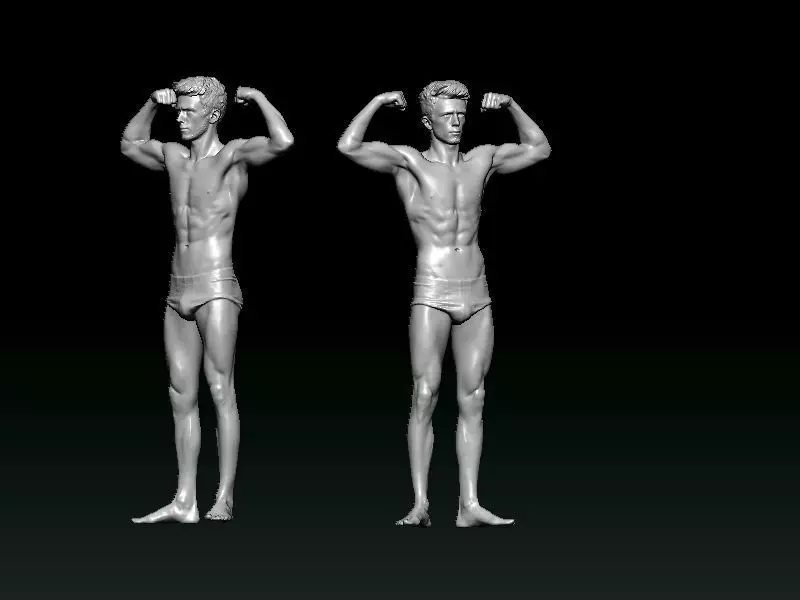 Muscular guy - statue - 3D print 3D print model_0