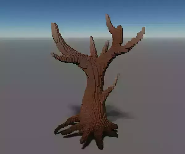Voxel dead tree