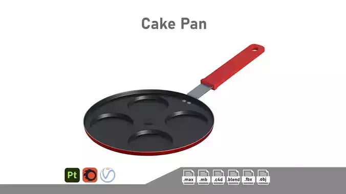 Cake Pan 3D model