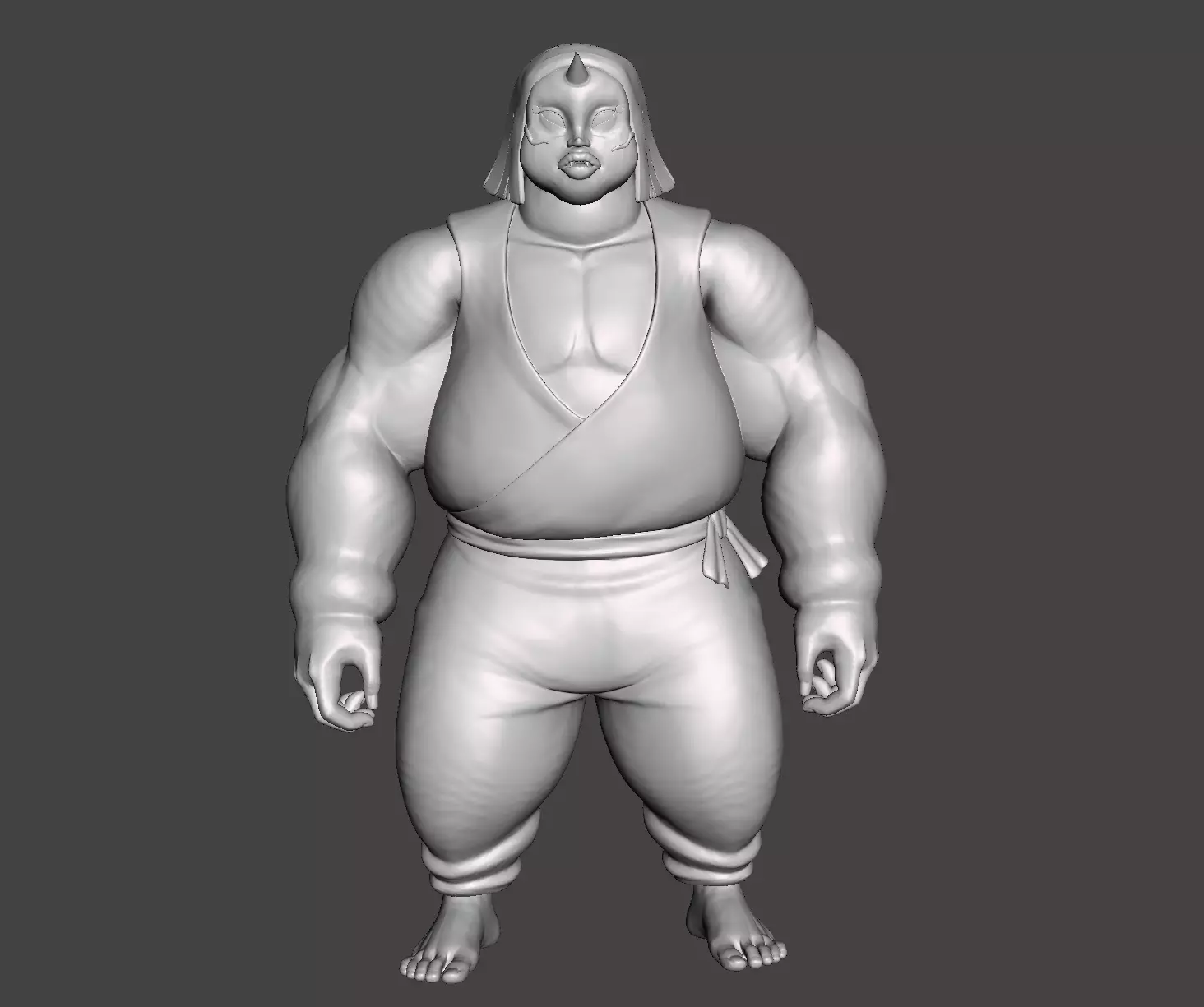 Horned Demon Kimetsu No Yaiba 3D Model 3D print model